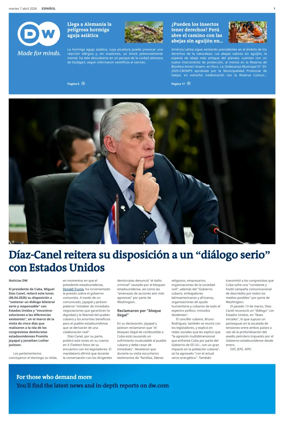 Cover of Deutsche Welle (Spanish edition)