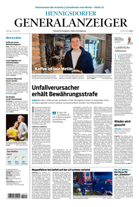 Cover of Hennigsdorfer Generalanzeiger