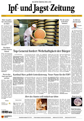 Cover of Ipf- und Jagst-Zeitung