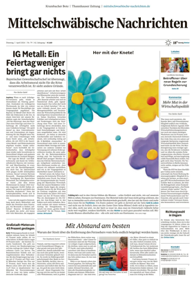 Cover of Mittelschwaebische Nachrichten