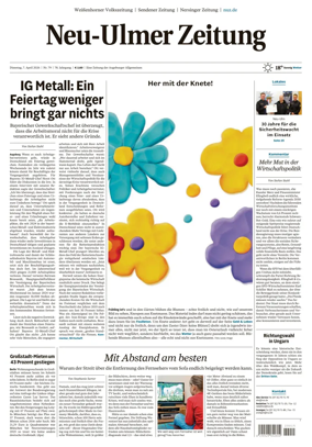Cover of Neu-Ulmer Zeitung