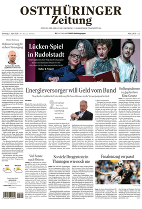Cover of Ostthuringer Zeitung (Gera)