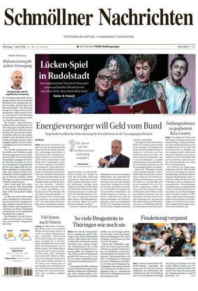 Cover of Ostthuringer Zeitung (Schmolln)