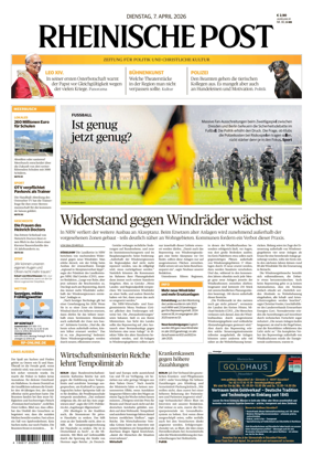 Cover of Rheinische Post Duesseldorf Meerbusch