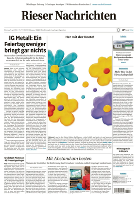 Cover of Rieser Nachrichten