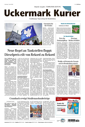 Cover of Templiner Zeitung