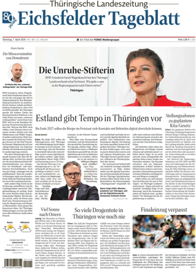 Cover of Thuringische Landeszeitung (Eichsfeld)