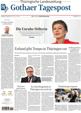 Cover of Thuringische Landeszeitung (Gotha)