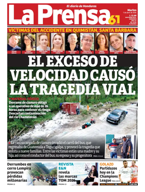 Cover of Diario La Prensa