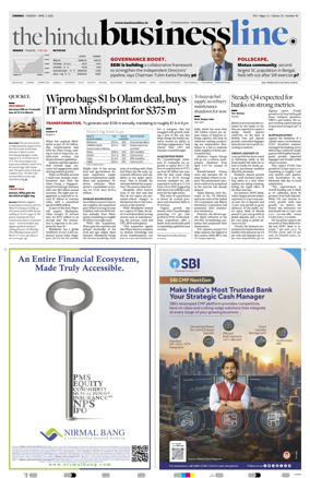 Cover of BusinessLine (Chennai)
