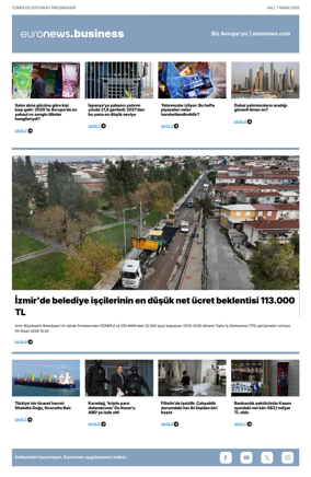 Cover of Euronews Business (Turkish) Compiled Editions