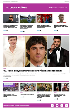 Cover of Euronews Culture and Sport (Turkish) Compiled Edition