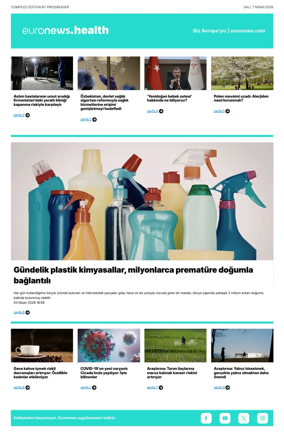Cover of Euronews Health (Turkish) Compiled Edition