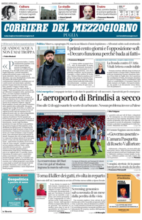 Cover of Corriere del Mezzogiorno (Puglia)