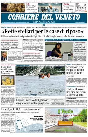 Cover of Corriere del Veneto (Padova e Rovigo)