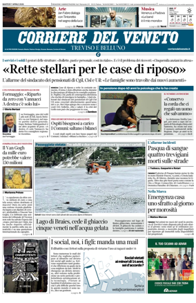 Cover of Corriere del Veneto (Treviso e Belluno)