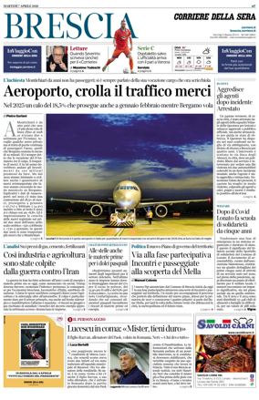 Cover of Corriere della Sera (Brescia)