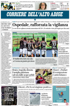 Cover of Corriere dell'Alto Adige