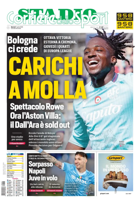 Cover of Corriere dello Sport Stadio (Bologna)