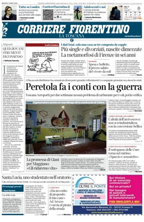 Cover of Corriere Fiorentino