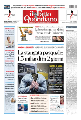 Cover of Il Fatto Quotidiano