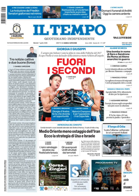 Cover of Il Tempo (Nazionale)