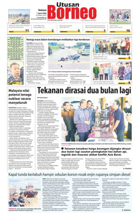 Cover of Utusan Borneo (Sarawak)