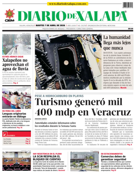 Cover of Diario de Xalapa