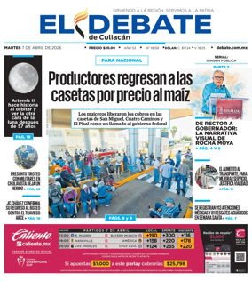 Cover of El Debate de Culiacan