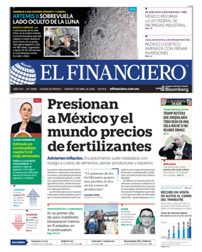 Cover of El Financiero