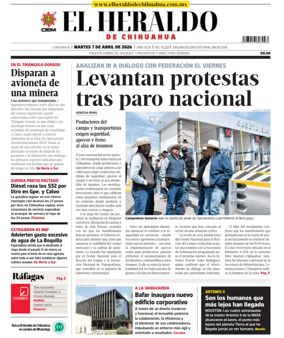 Cover of El Heraldo de Chihuahua