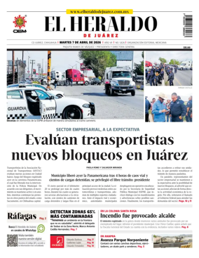 Cover of El Heraldo de Juarez