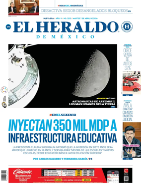 Cover of El Heraldo de Mexico