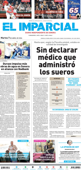 Cover of El Imparcial