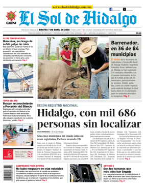 Cover of El Sol de Hidalgo