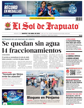 Cover of El Sol de Irapuato