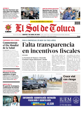 Cover of El Sol de Toluca