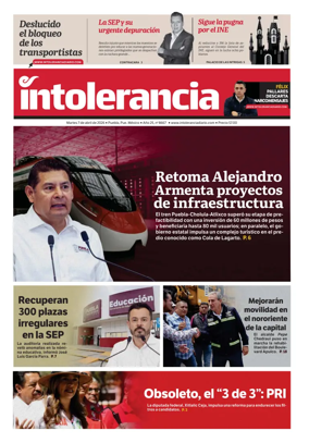 Cover of Intolerancia Diario