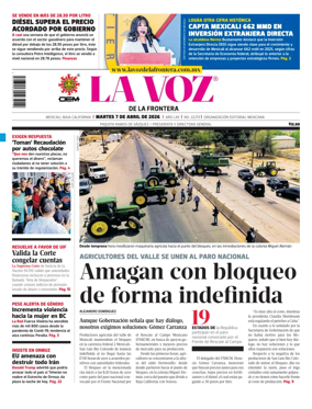 Cover of La Voz de la Frontera