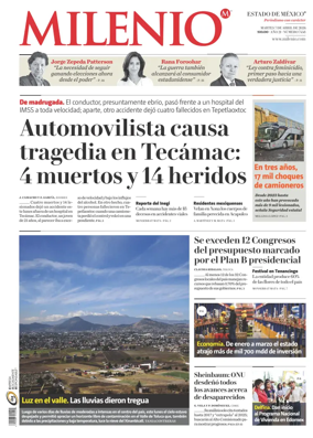 Cover of Milenio Edo de Mexico