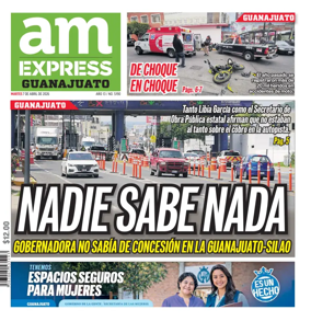 Cover of Periodico AM Express (Guanajuato)