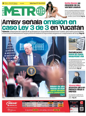 Cover of Publimetro Merida
