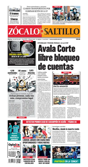 Cover of Zocalo Saltillo