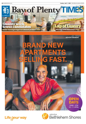 Cover of Bay of Plenty Times