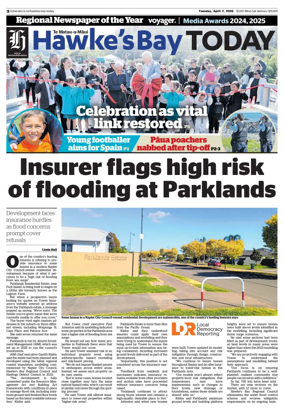 Cover of Hawke's Bay Today