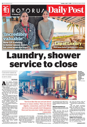 Cover of Rotorua Daily Post