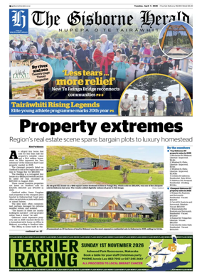 Cover of The Gisborne Herald