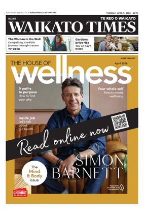 Cover of Waikato Times