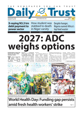 Cover of Daily Trust