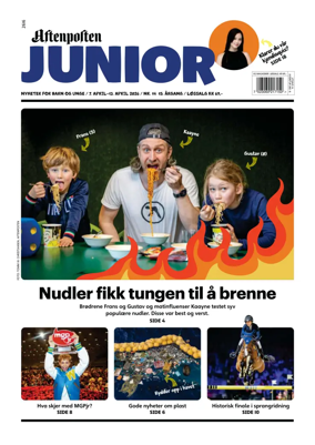 Cover of Aftenposten Junior
